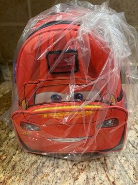 Loungefly Disney Pixar Cars 20th Anniversary Lightning McQueen Cosplay Light-Up